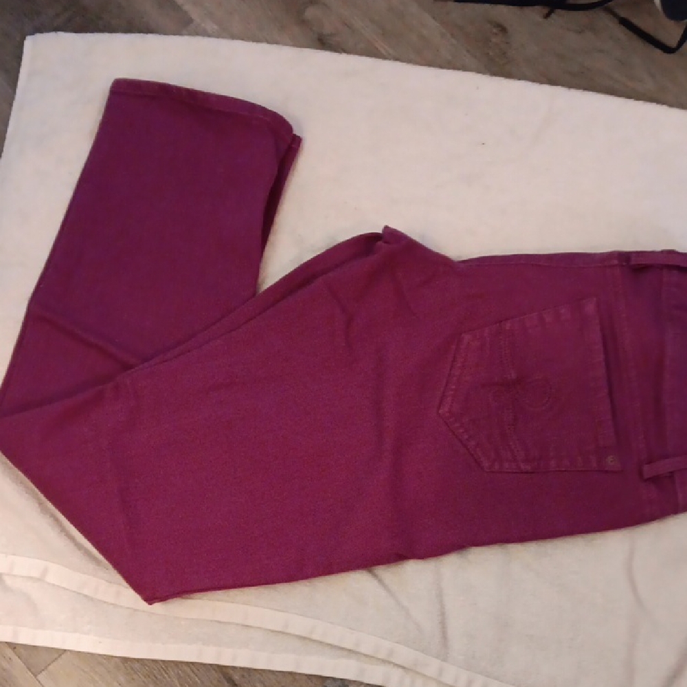 Lilly Pulitzer Magenta Straight Leg Jeans